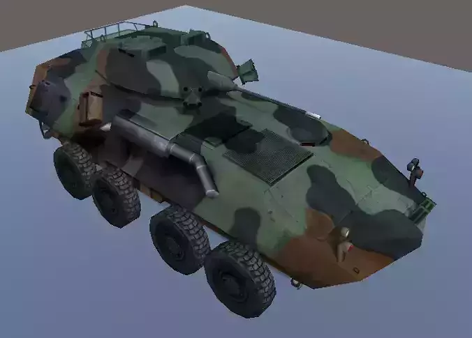 LAV-25 very low-poly 3D model Low-poly 3D model