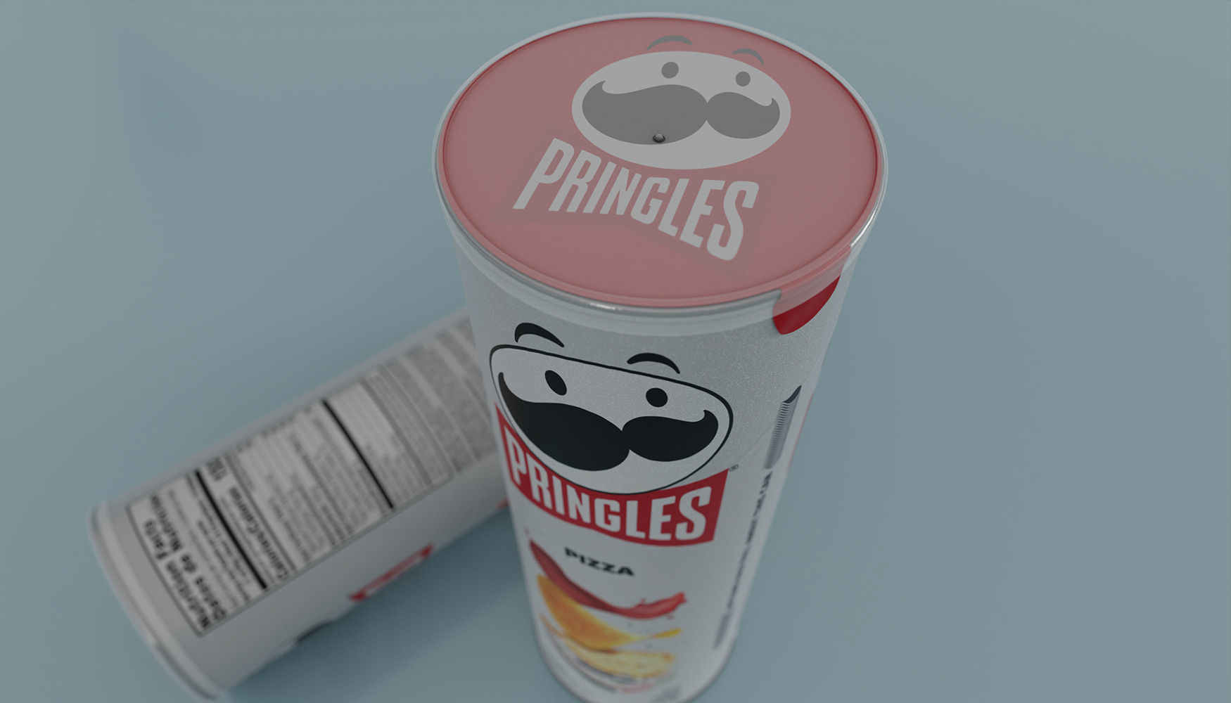 Pringles Pizza Low-poly 3D model_5