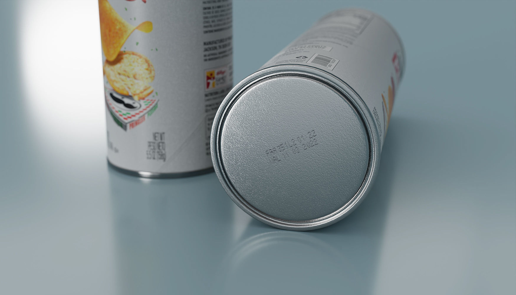 Pringles Pizza Low-poly 3D model_3