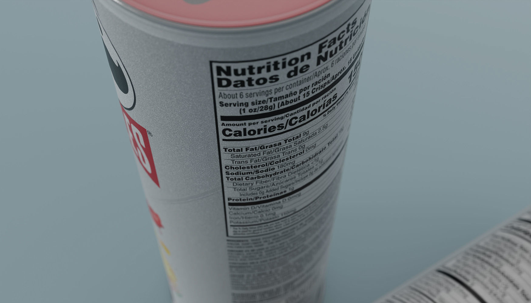 Pringles Pizza Low-poly 3D model_4