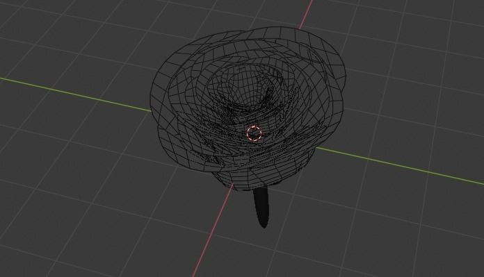Rose flower 3D model_2
