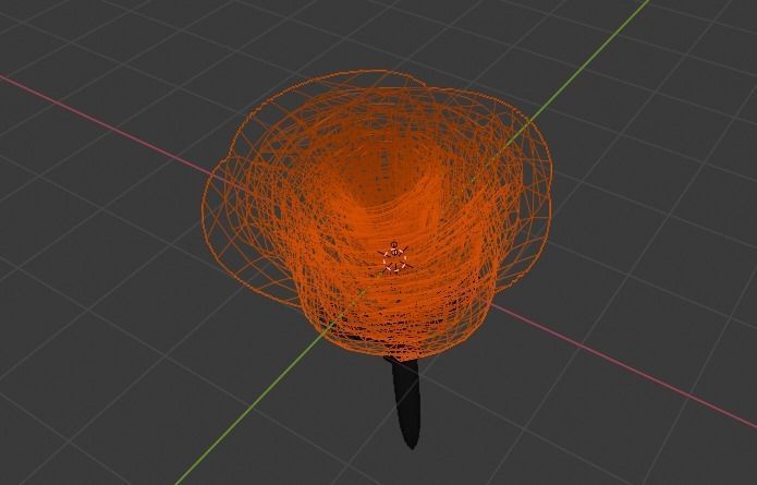 Rose flower 3D model_4