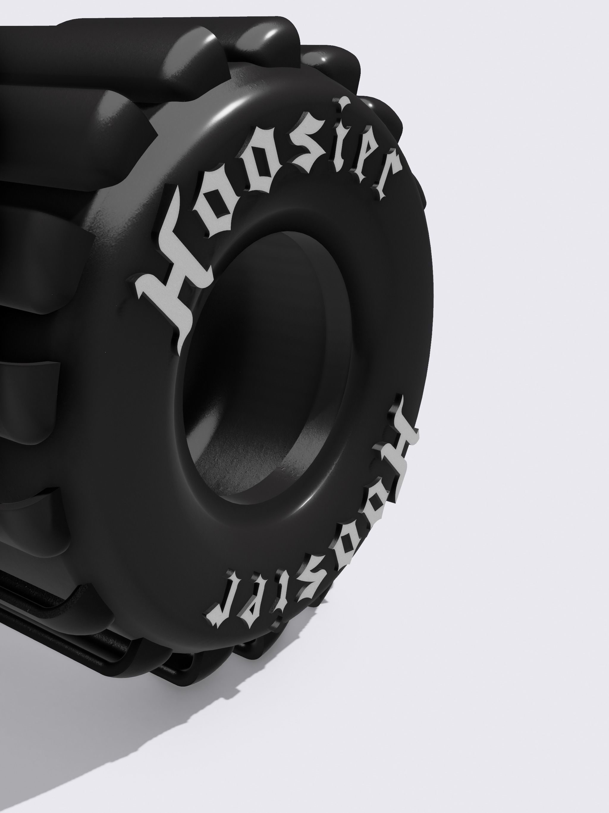 Hoosier Sand or Dirt Drag Tire 15x16x38 scalable 3D print model_4