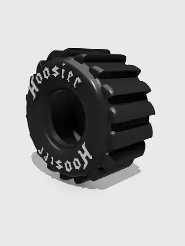 Hoosier Sand or Dirt Drag Tire 15x16x38 scalable 3D print model