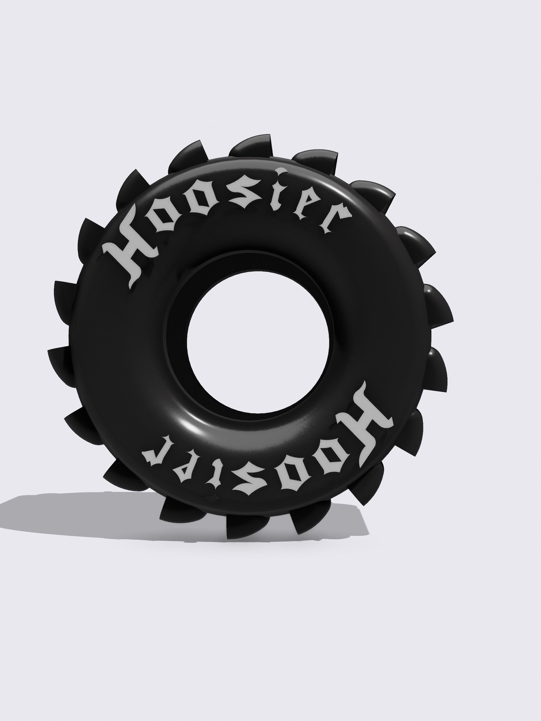 Hoosier Sand or Dirt Drag Tire 15x16x38 scalable 3D print model_3