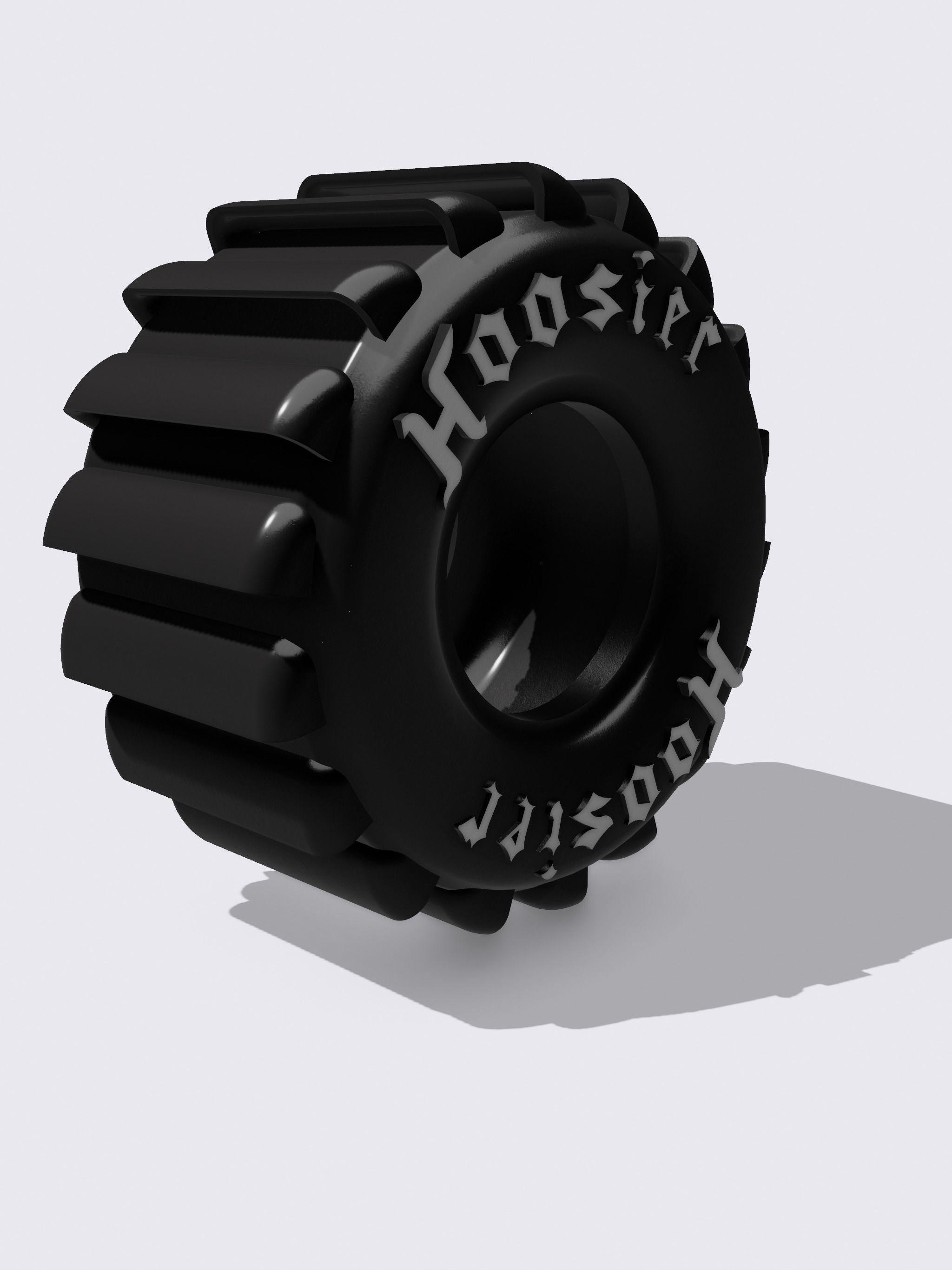 Hoosier Sand or Dirt Drag Tire 15x16x38 scalable 3D print model_2
