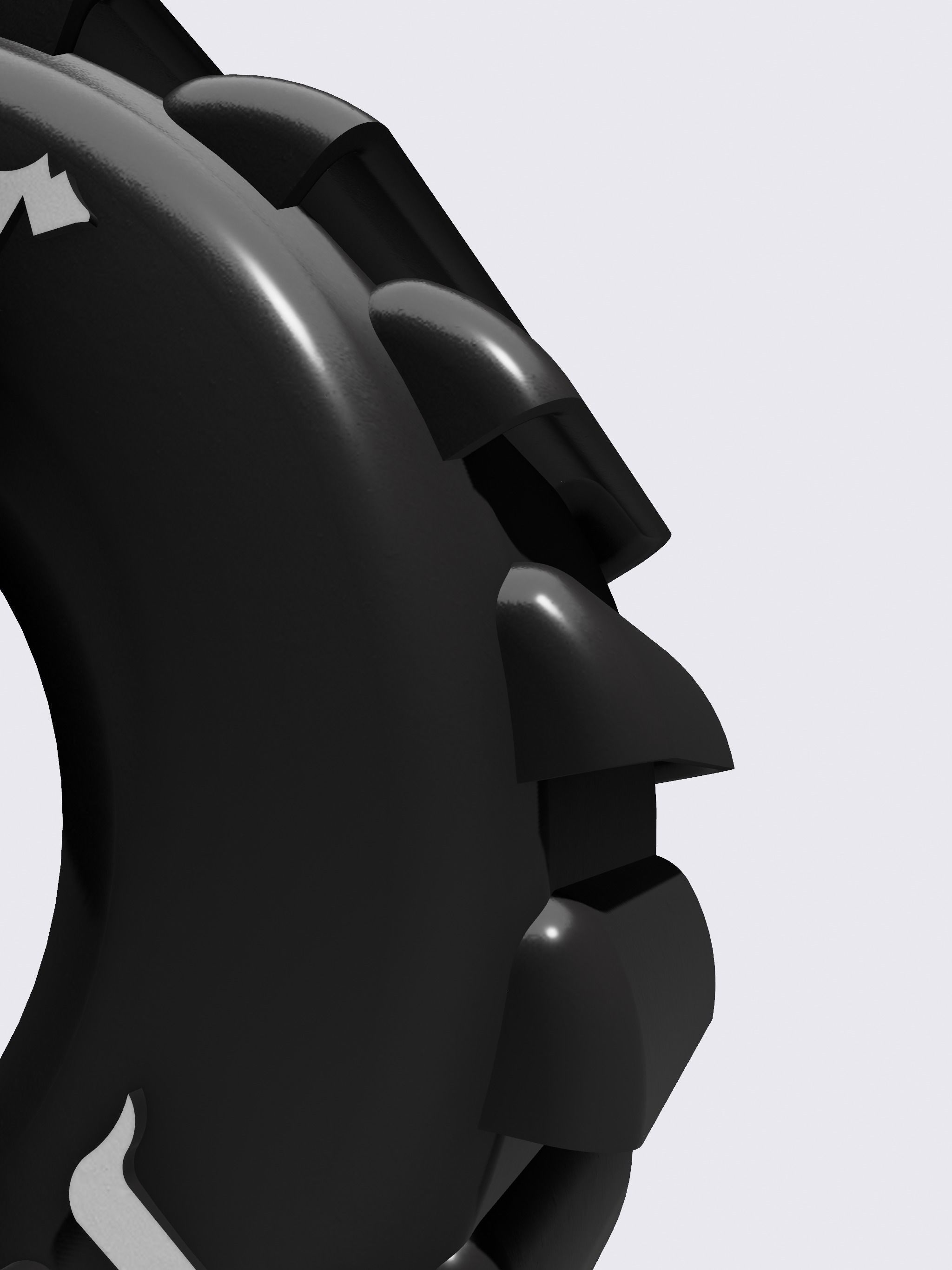 Hoosier Sand or Dirt Drag Tire 15x16x38 scalable 3D print model_5