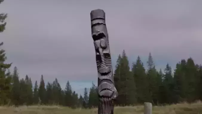 Korean traditional totem Jangseung