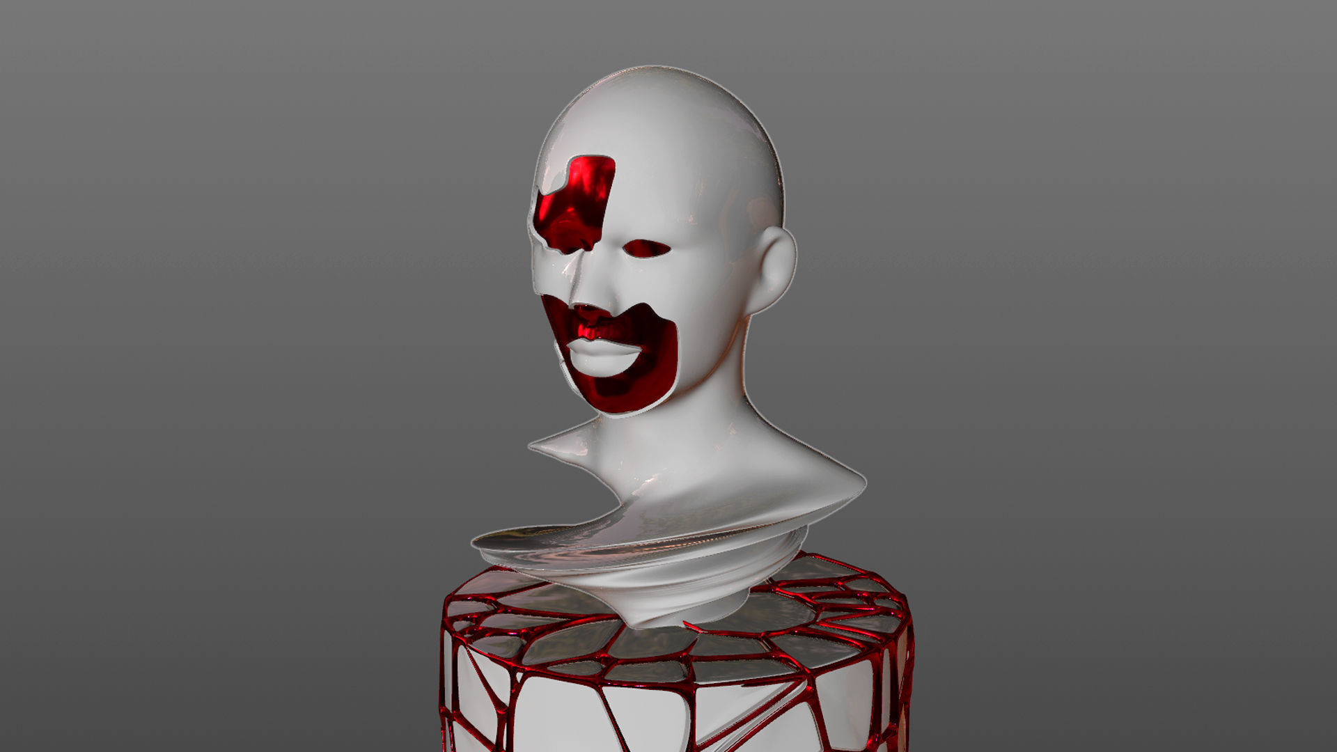 Layered Statue Sculpture 3D print model_1