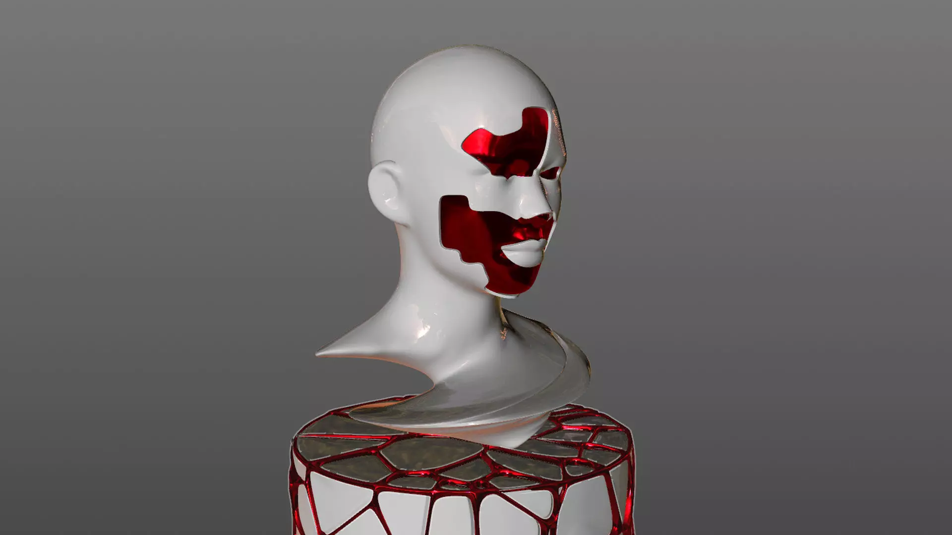 Layered Statue Sculpture 3D print model_0