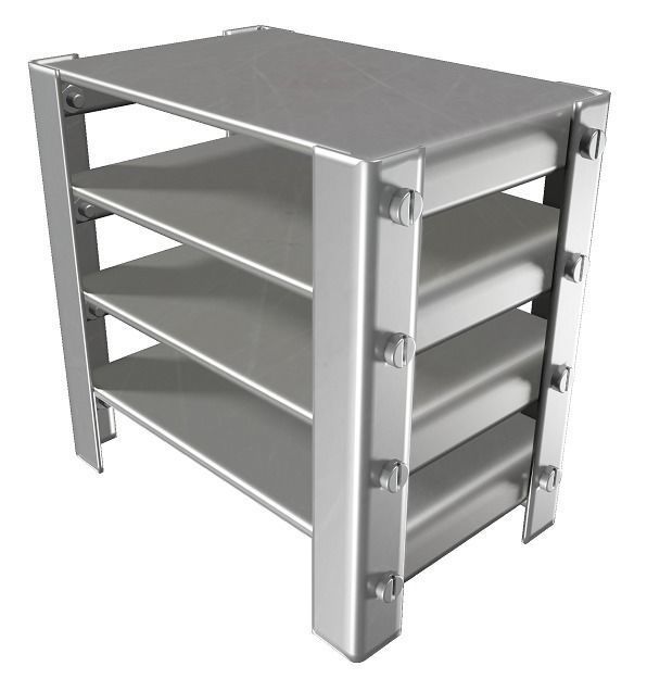Classic Steel Rack 3D model_1