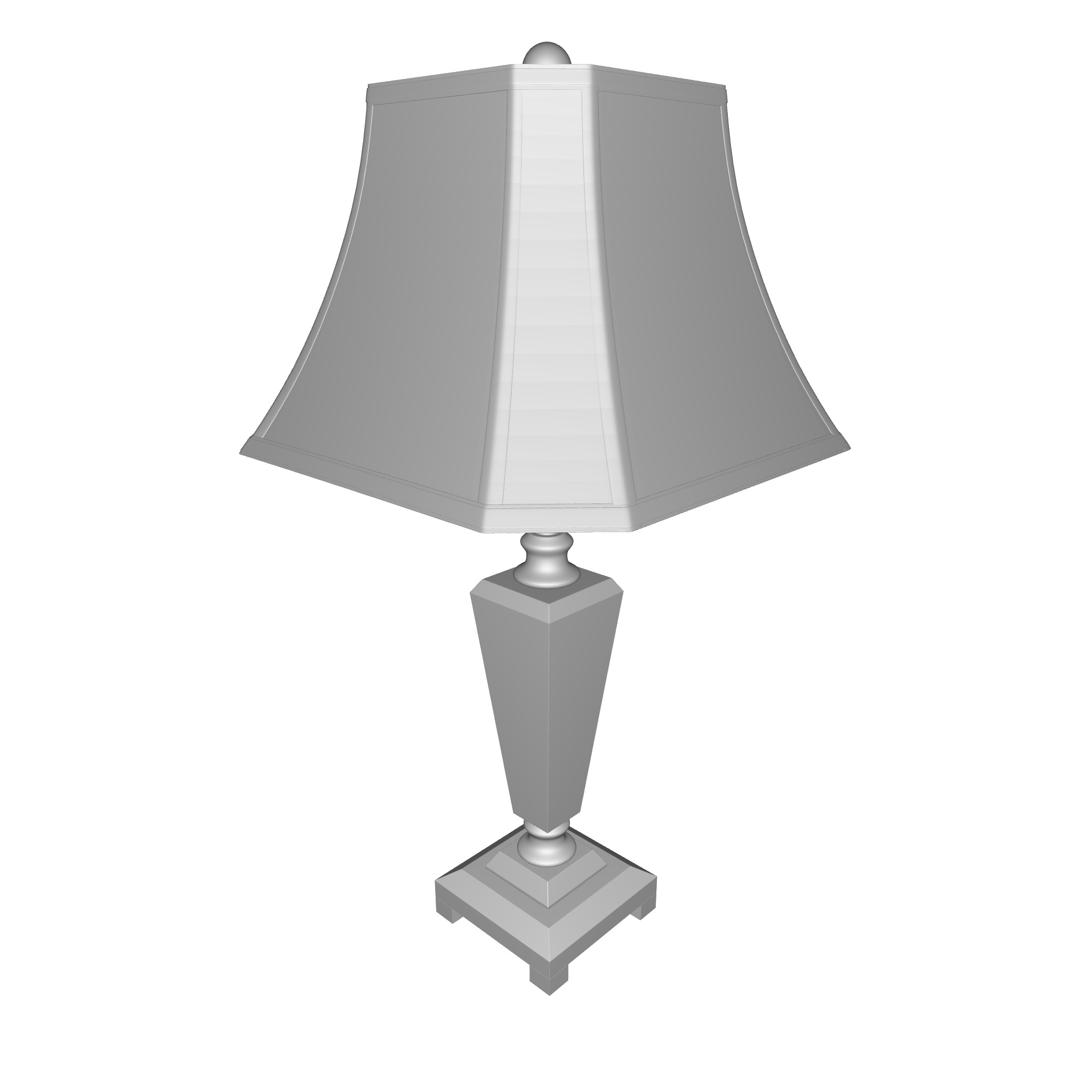 Chaves Table Lamp Set 3D model_3