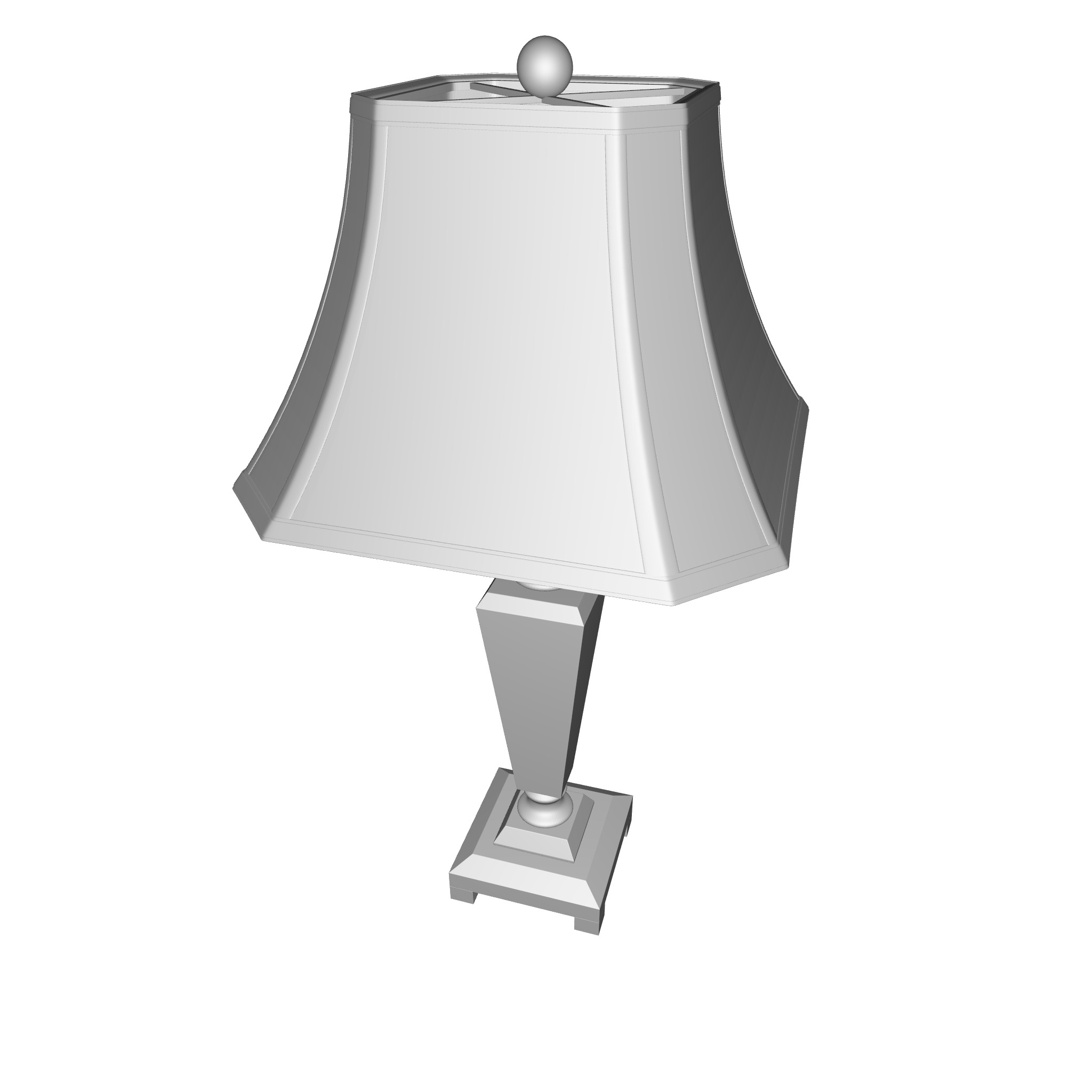Chaves Table Lamp Set 3D model_2