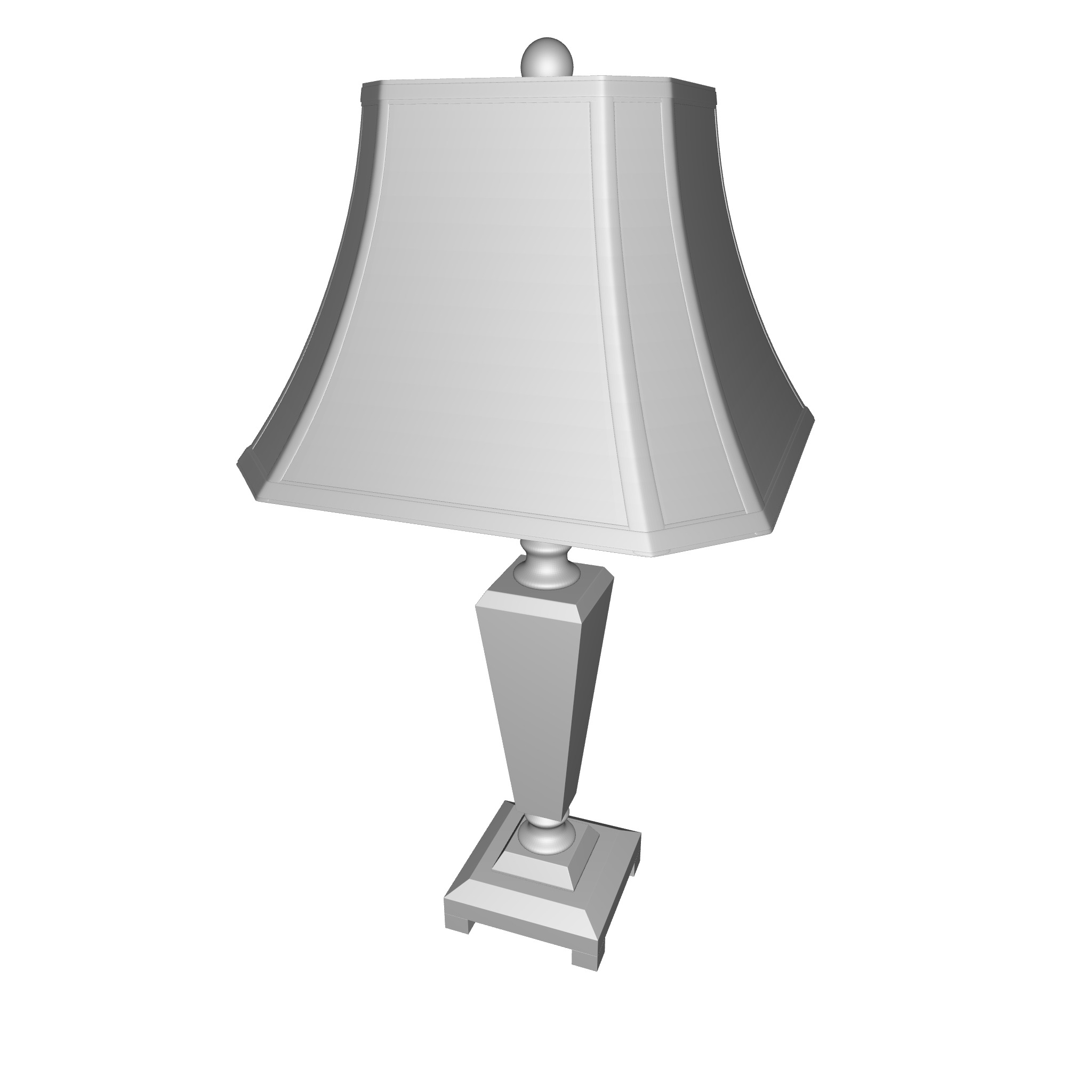 Chaves Table Lamp Set 3D model_6
