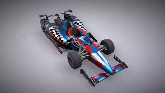F1 Racing Car Model 3 Low-poly 3D model