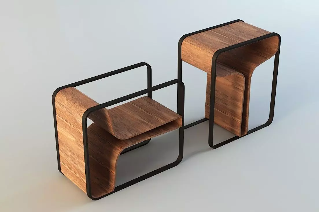 Chair 1007 3D model