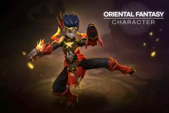 Oriental Fantasy Character - Fighter Grade 6