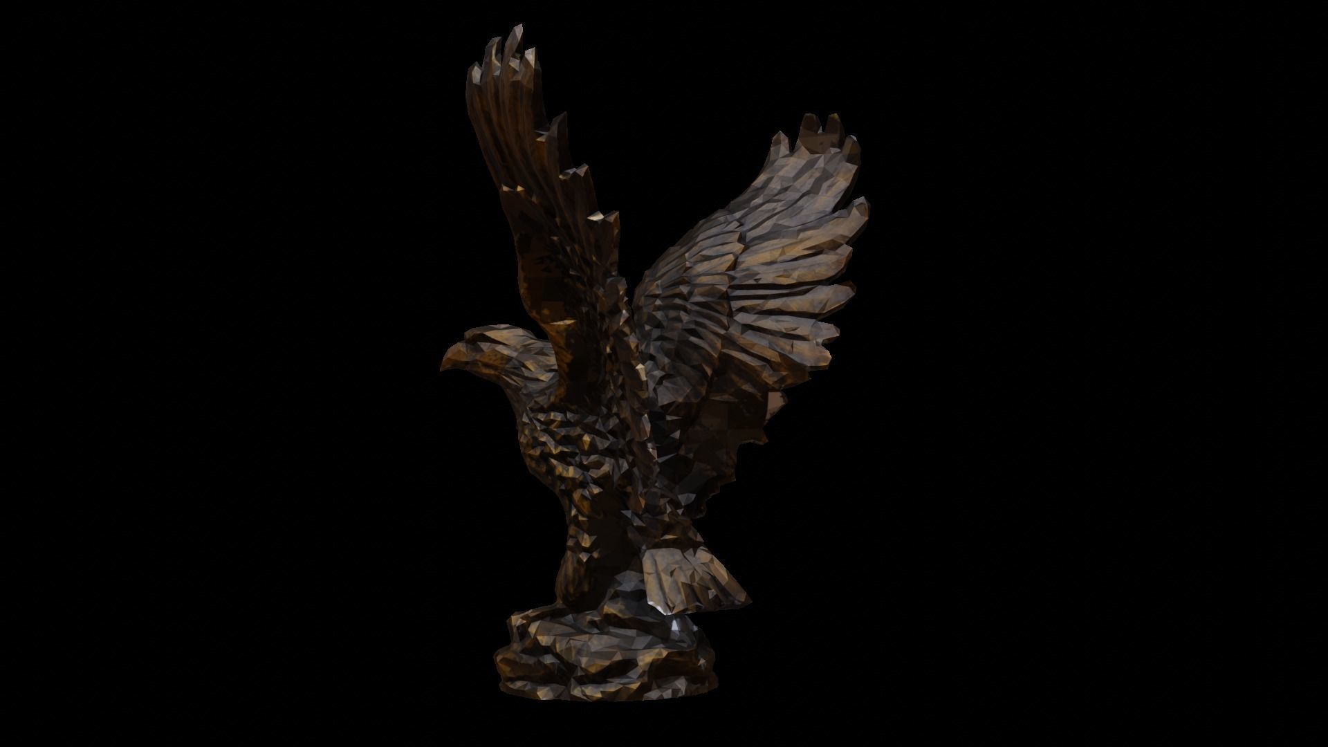 Eagle Statue 3D model