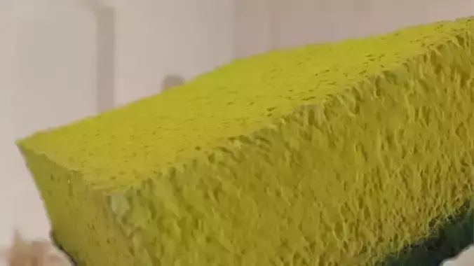 Sponge piece of cloth