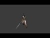 Oriental Fantasy Character - Lancer Grade 1 Low-poly 3D model_1