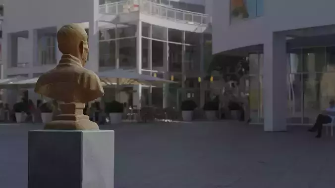 Korean Bust Sculpture 