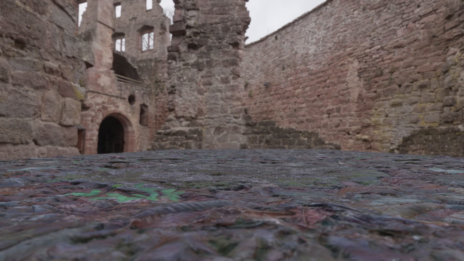 4 types of Surface of Stone Floor set  3D model_1