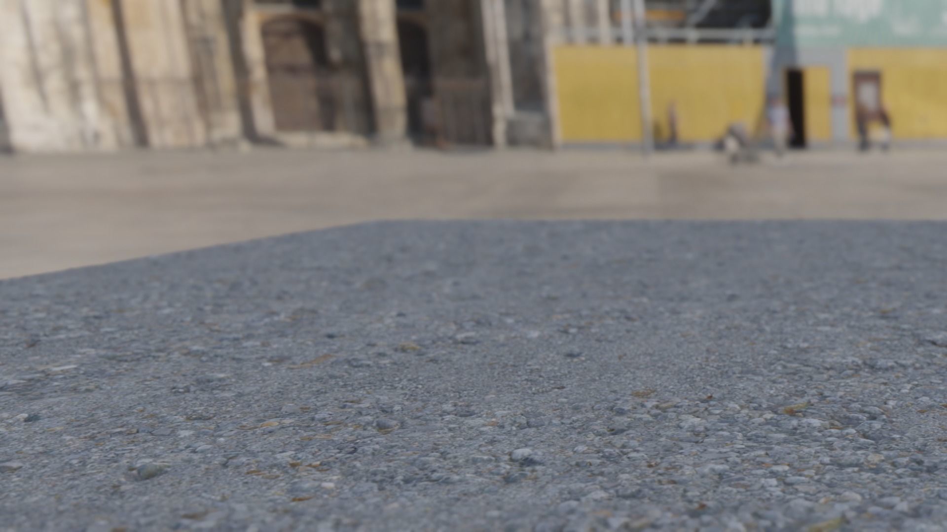 4 types of Surface of Stone Floor set  3D model_2