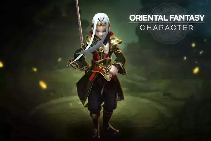 Oriental Fantasy Character - Swordman Grade 0