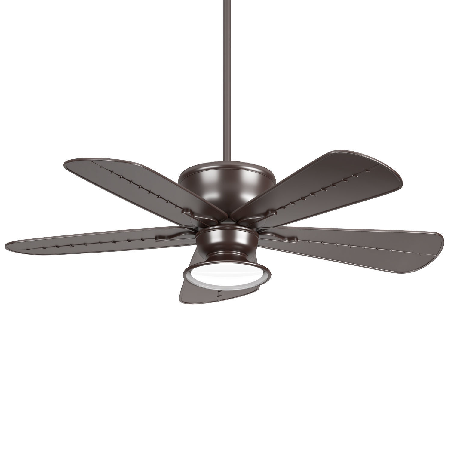 ceiling fan with light 3D model_1