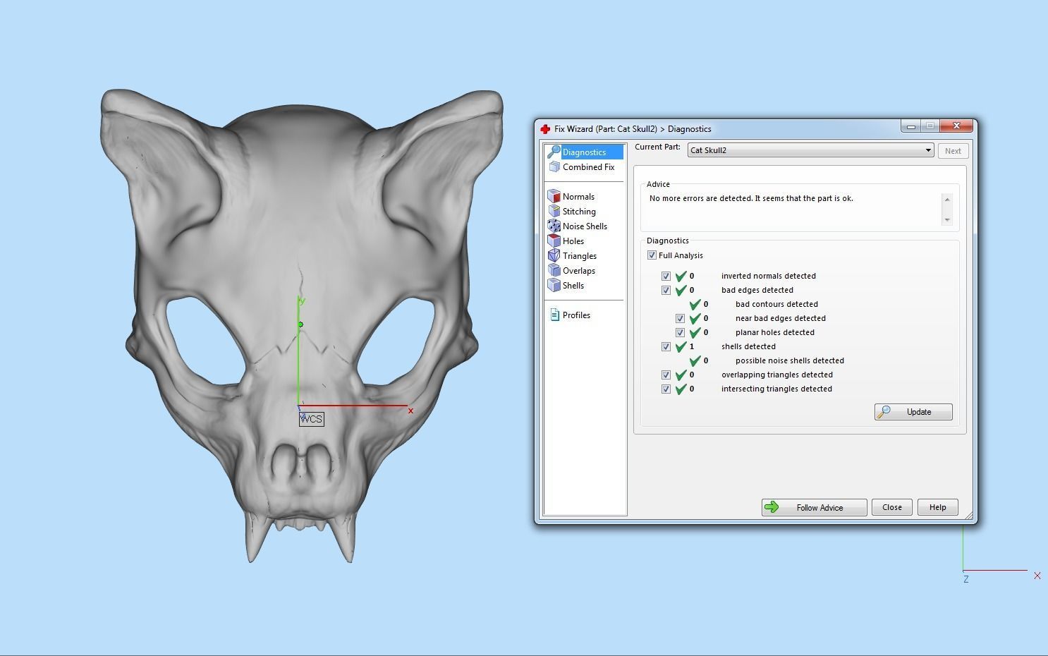 Cat Skull Mask 3D print model_23