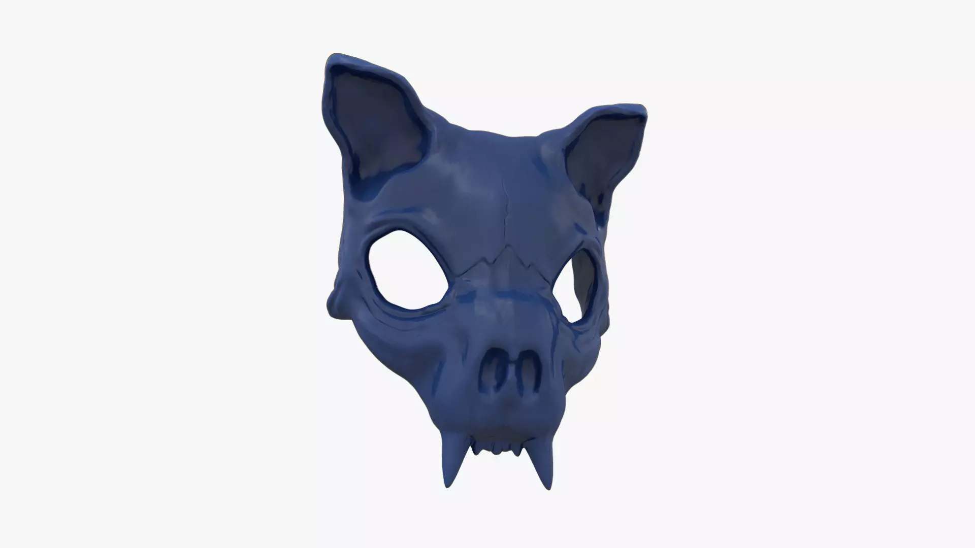 Cat Skull Mask 3D print model_0