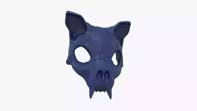 Cat Skull Mask 3D print model