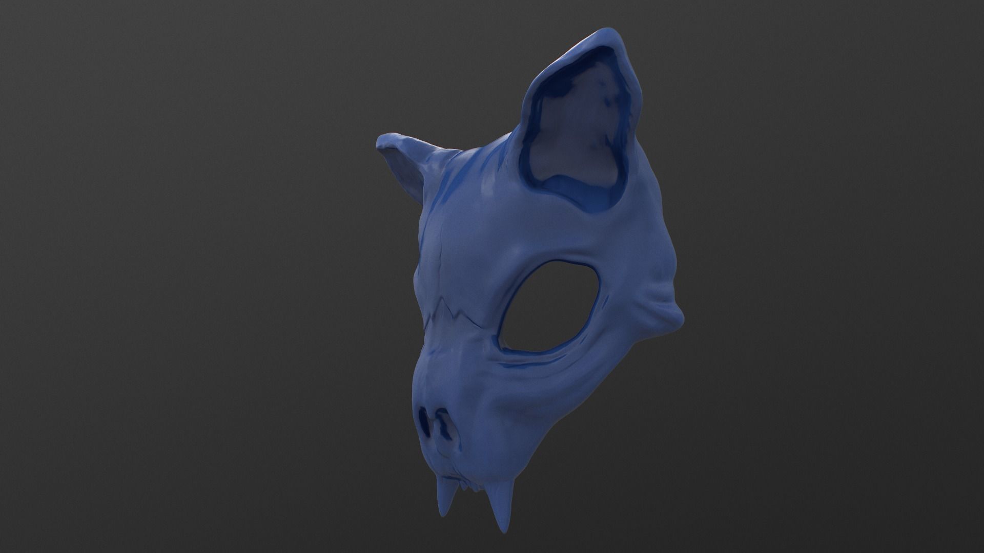 Cat Skull Mask 3D print model_9
