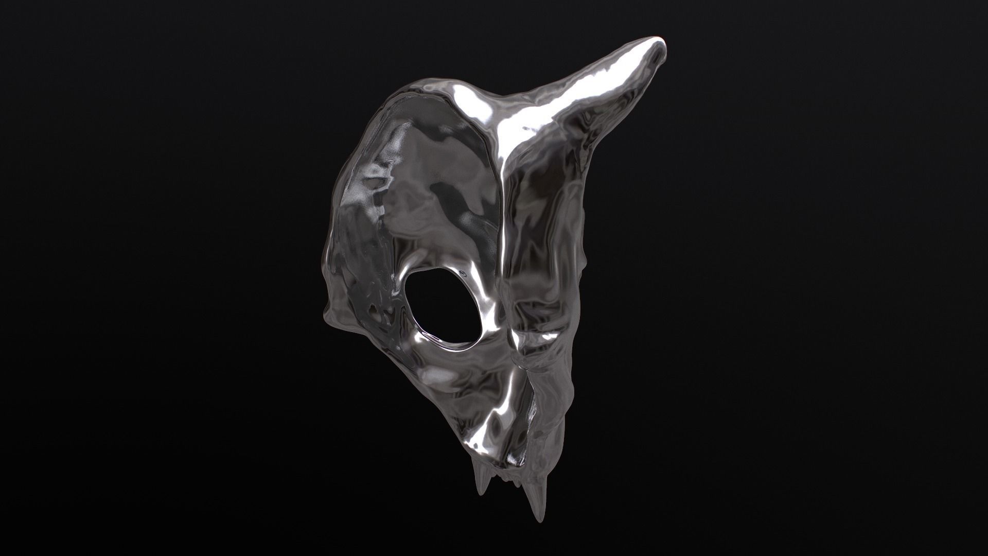 Cat Skull Mask 3D print model_31