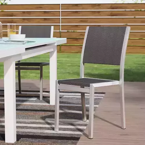 Devan Stacking Patio Dining Side Chair
