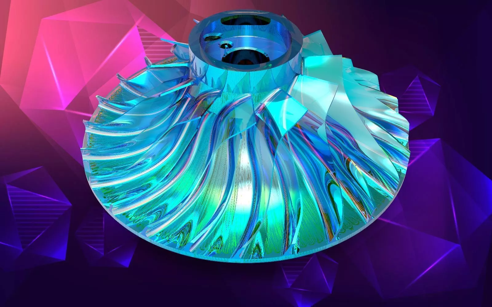 Turbine wheel Free 3D model
