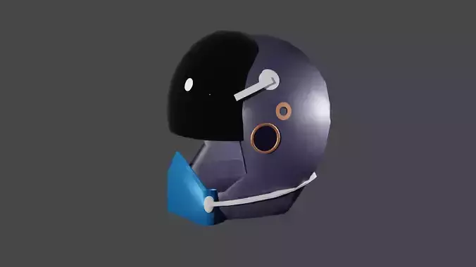 stylish helmet with 3d print 3D print model