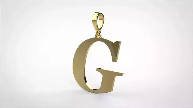 pendant alphabet georgia  G small 