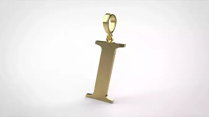  pendant alphabet georgia  I small 