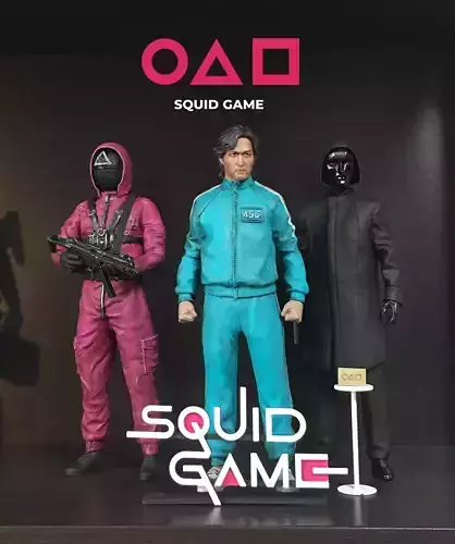 SQUID GAME CHARACTER BUNDLE 3D Model Collection