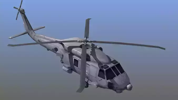 MH60 Seahawk LD1 Low-poly 3D model
