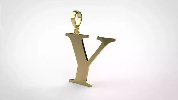 pendant alphabet georgia  Y small 