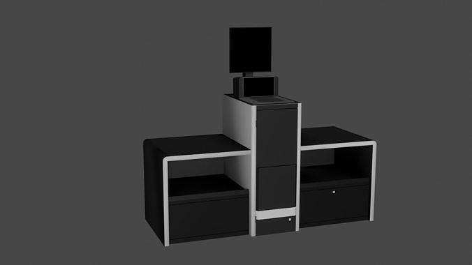 Self Scan Checkout Register 3D model