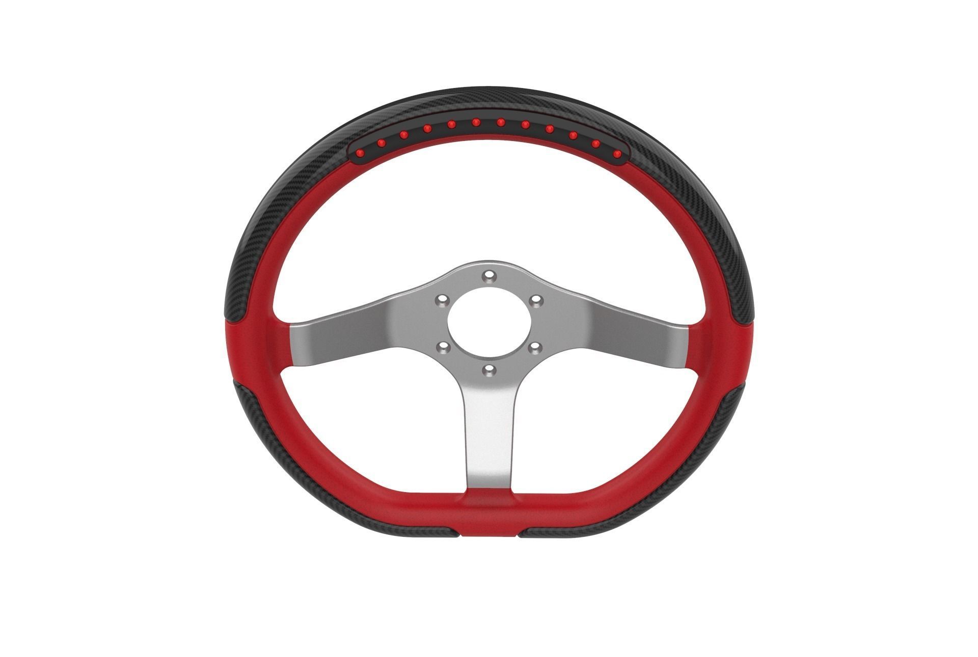 Automotive Racing Steering Wheel 3D print model_32