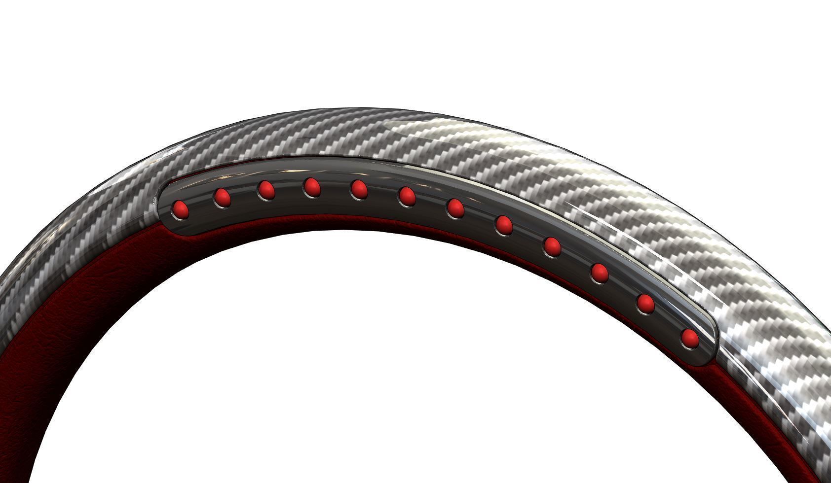 Automotive Racing Steering Wheel 3D print model_42