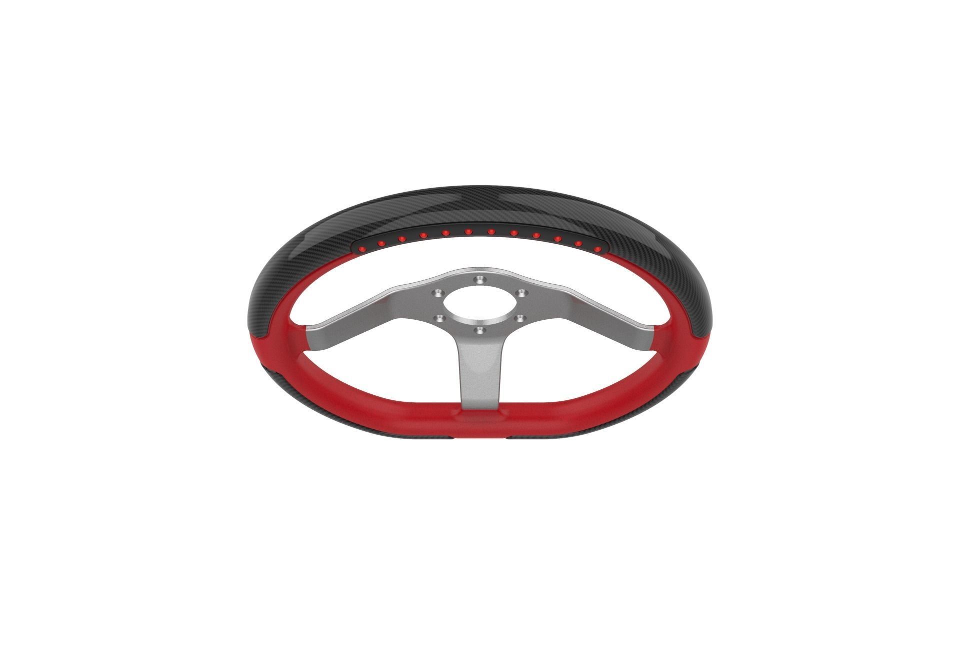Automotive Racing Steering Wheel 3D print model_29