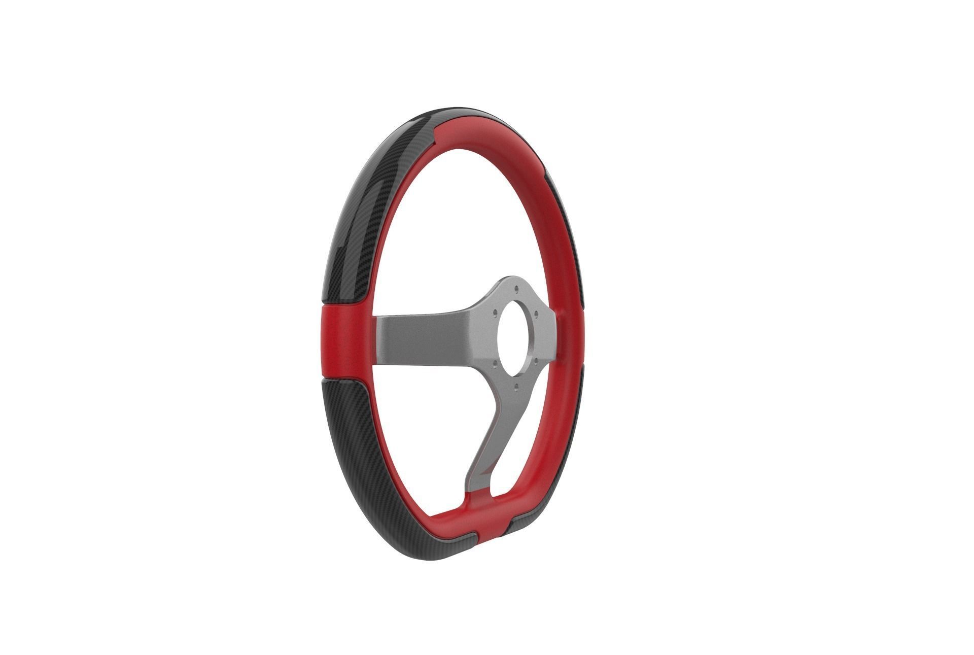 Automotive Racing Steering Wheel 3D print model_22