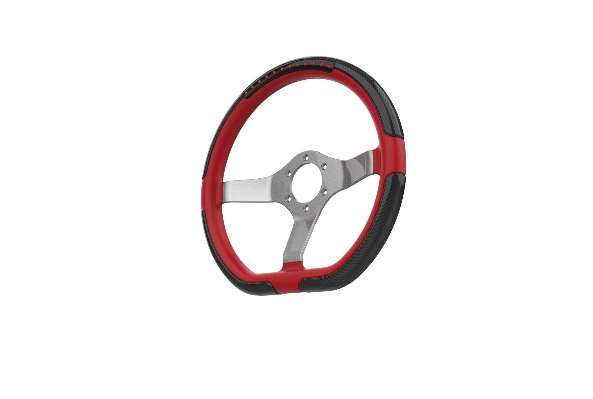 Automotive Racing Steering Wheel 3D print model_30