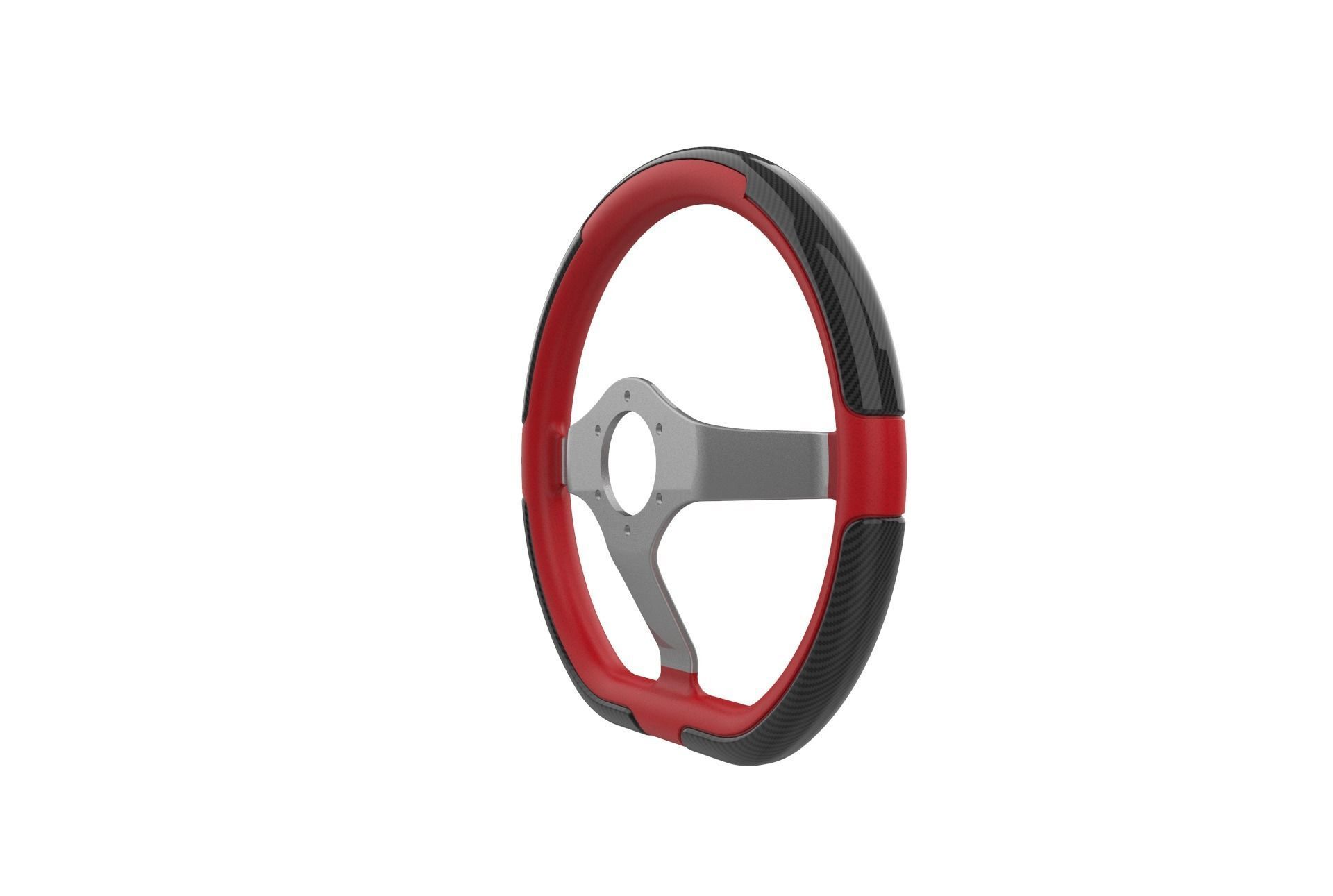 Automotive Racing Steering Wheel 3D print model_17
