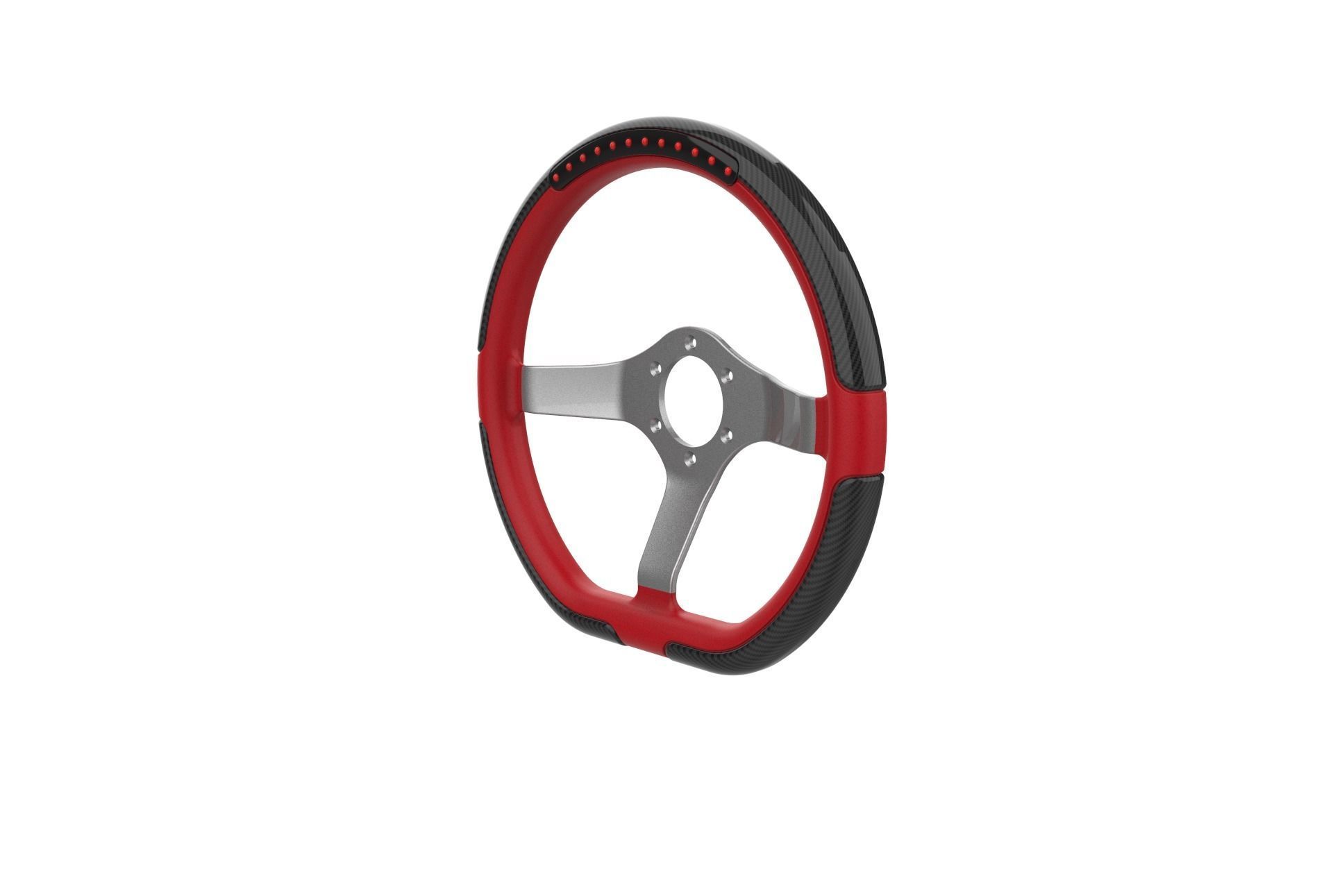 Automotive Racing Steering Wheel 3D print model_28
